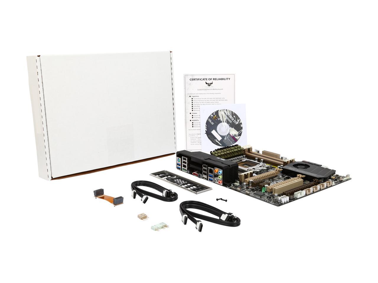 ASUS SABERTOOTH X79-R LGA 2011 Intel X79 SATA 6Gb/s USB 3.0 ATX Intel Motherboard - Certified - Grade A