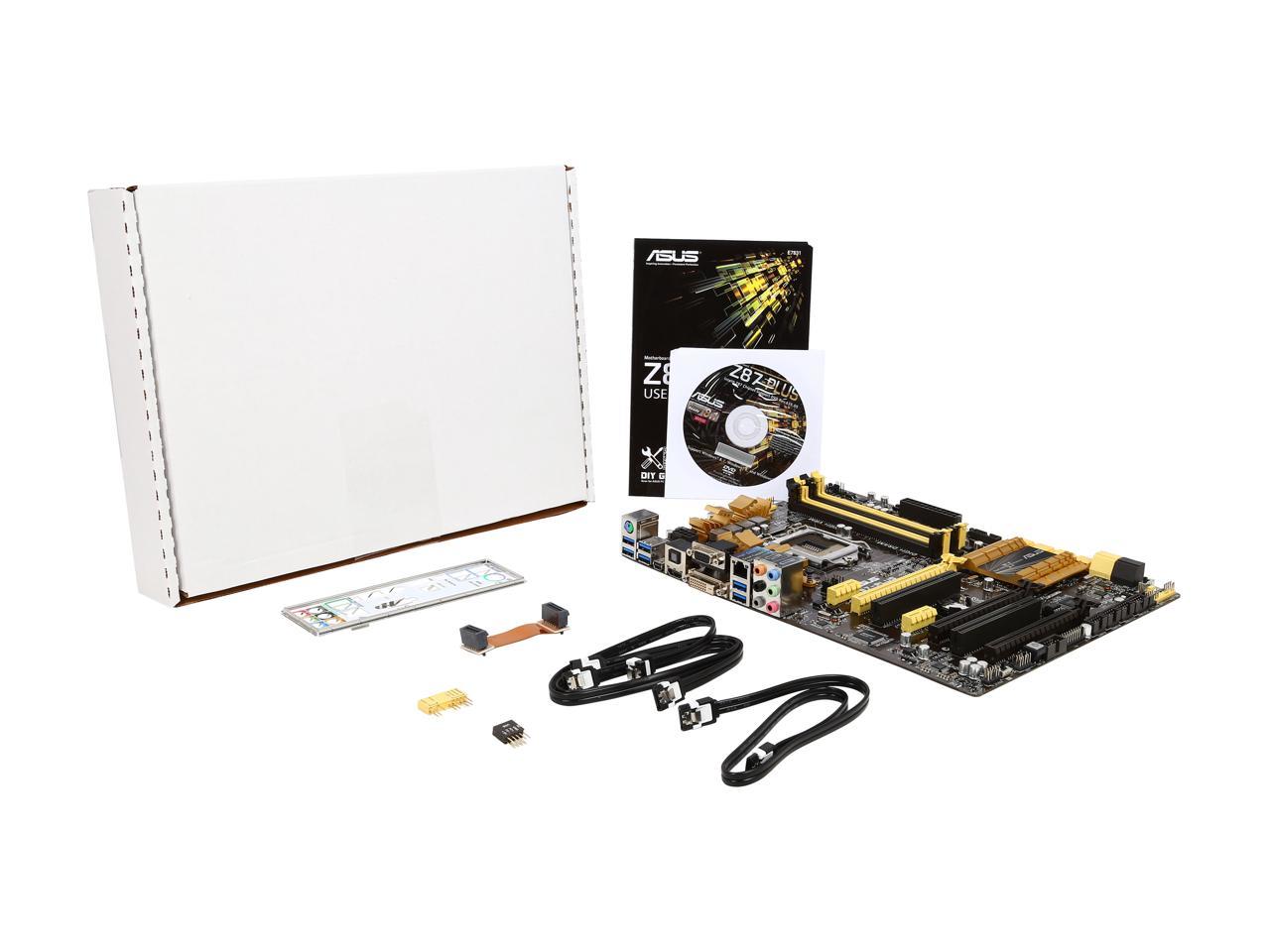 ASUS Z87-PLUS-R LGA 1150 Intel Z87 HDMI SATA 6Gb/s USB 3.0 ATX Intel Motherboard - Certified - Grade A