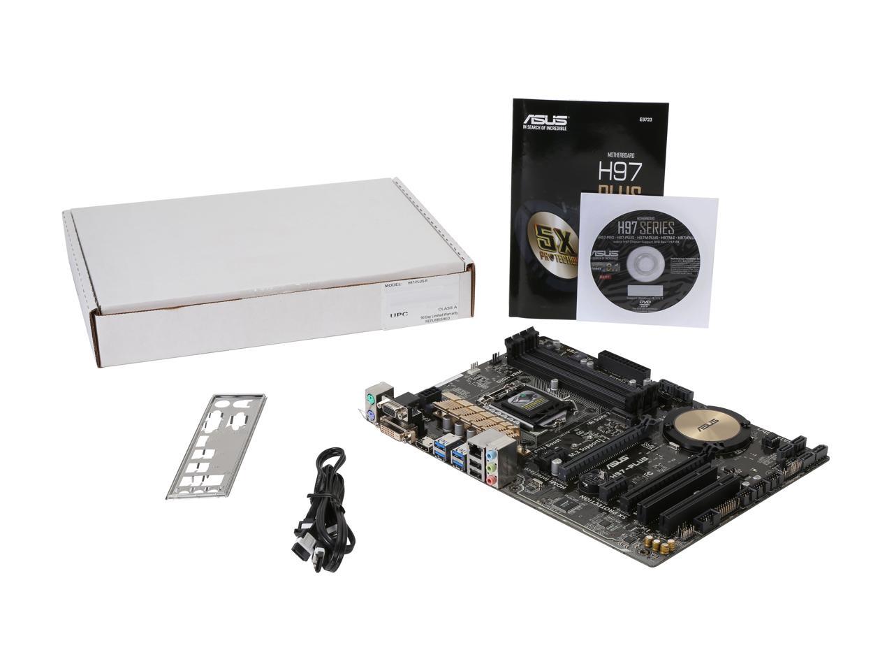 ASUS H97-PLUS-R LGA 1150 Intel H97 HDMI SATA 6Gb/s USB 3.0 ATX Intel Motherboard