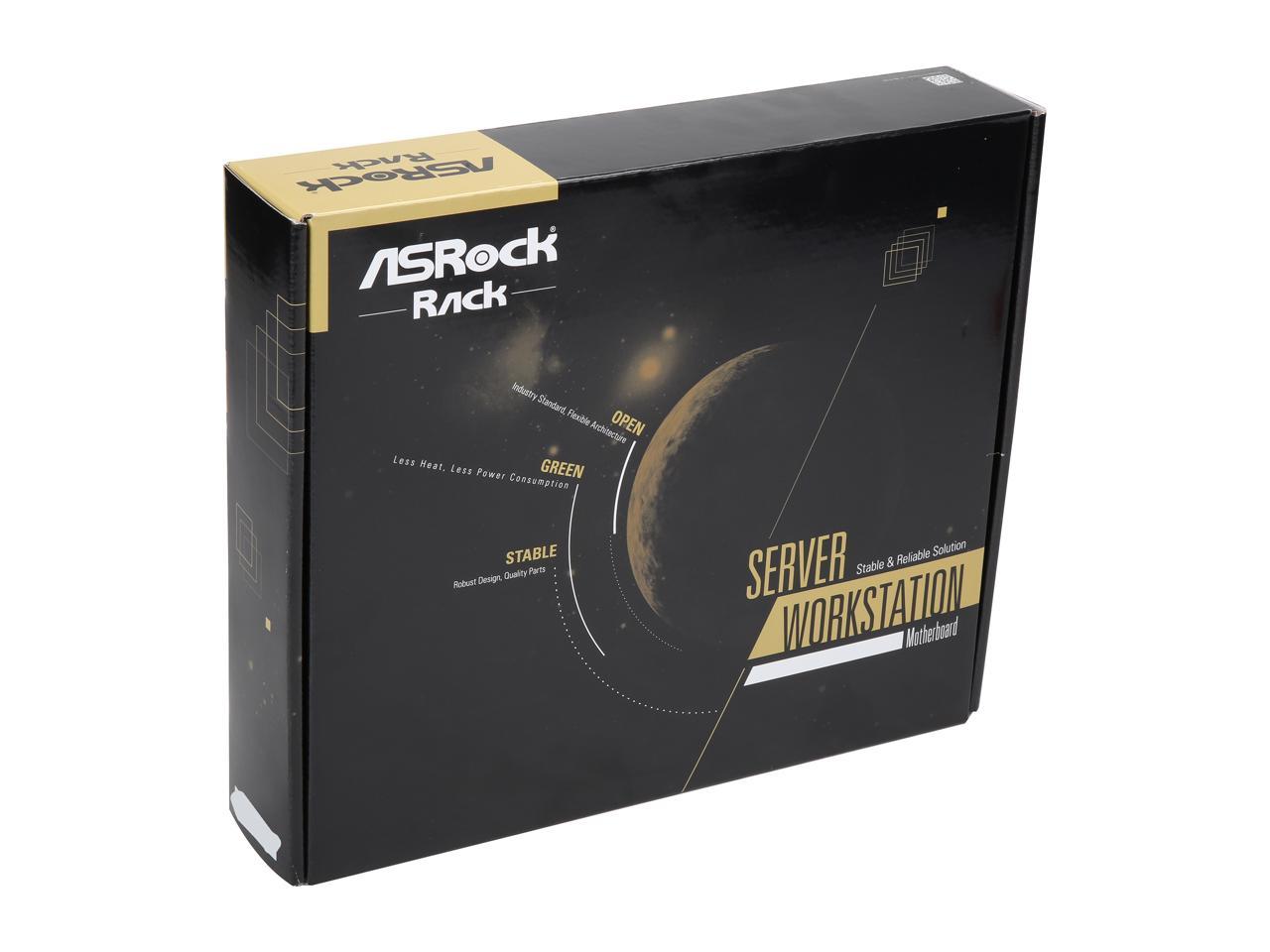 ASRock EPYCD8-2T ATX Server Motherboard AMD EPYC 7002/7001 (Naples/Rome) Series SP3 LGA4094 Dual 10 GLAN