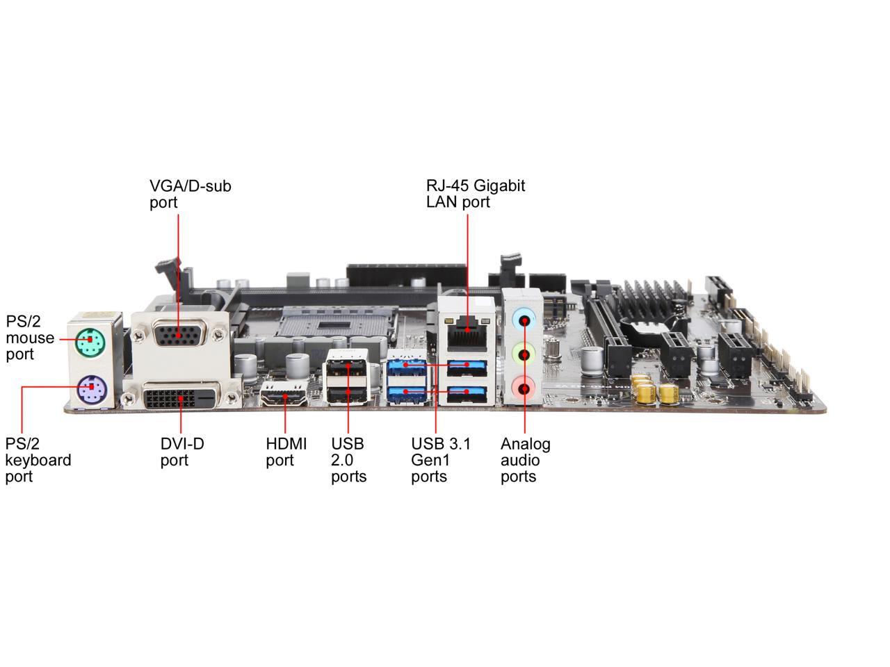 MSI PRO A320M PRO-M2 V2 AM4 AMD A320 SATA 6Gb/s USB 3.1 HDMI Micro ATX AMD Motherboard