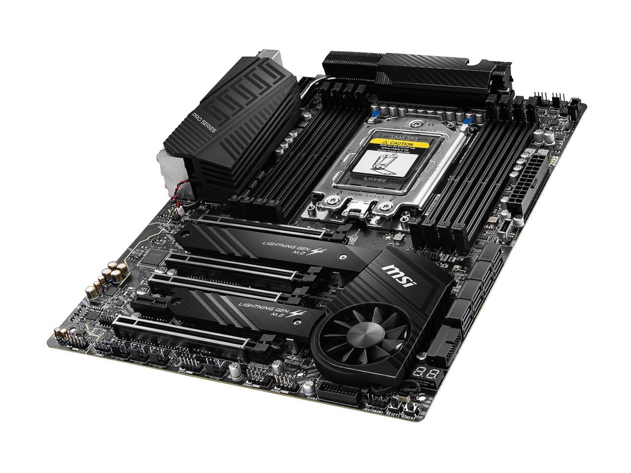 MSI PRO TRX40 PRO WIFI sTRX4 AMD TRX40 SATA 6Gb/s ATX AMD Motherboard