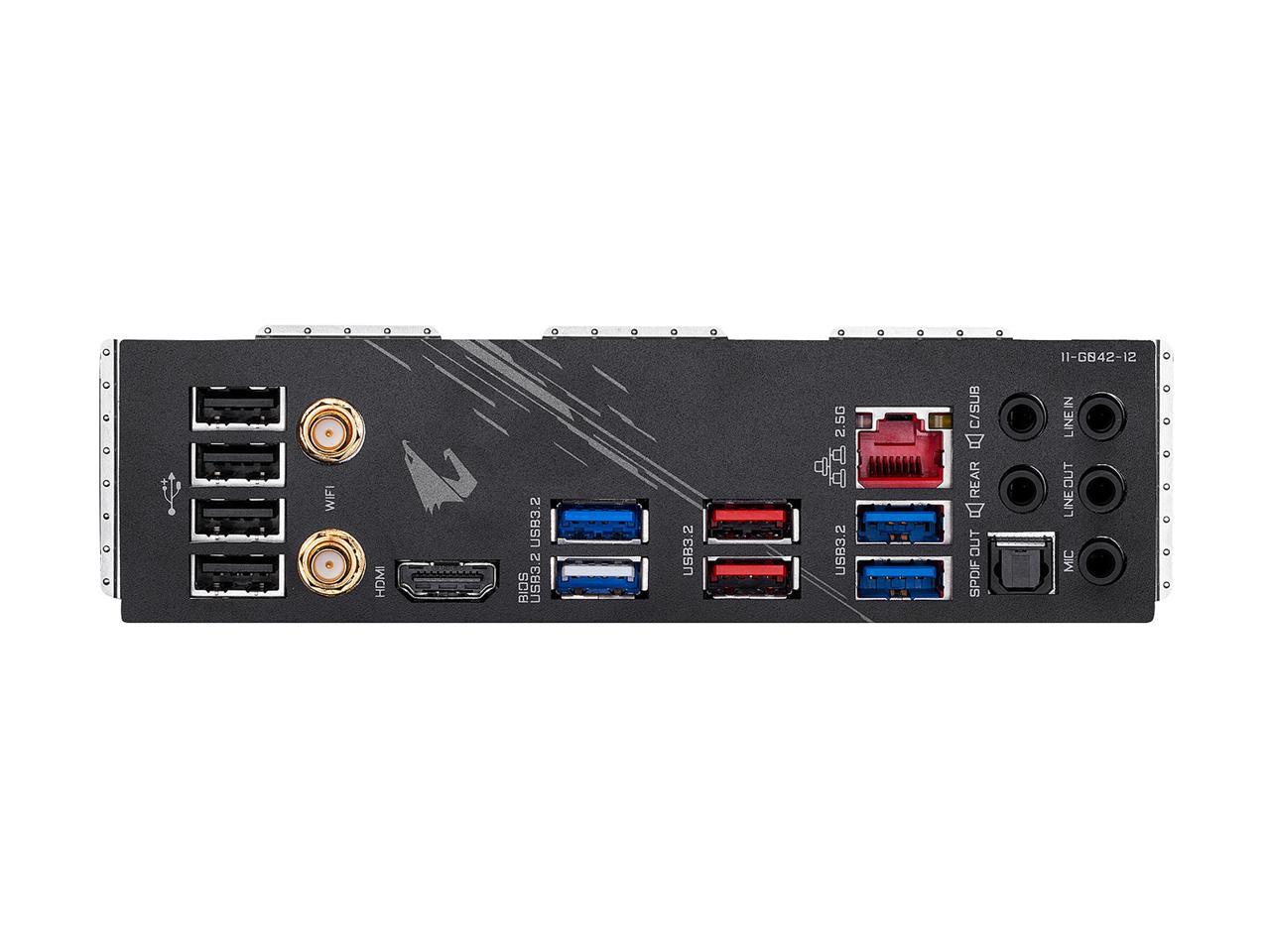 GIGABYTE Z490 AORUS ELITE AC LGA 1200 Intel Z490 ATX Motherboard with Dual M.2, SATA 6Gb/s, USB 3.2 Gen 2, Intel 802.11ac, 2.5 GbE LAN