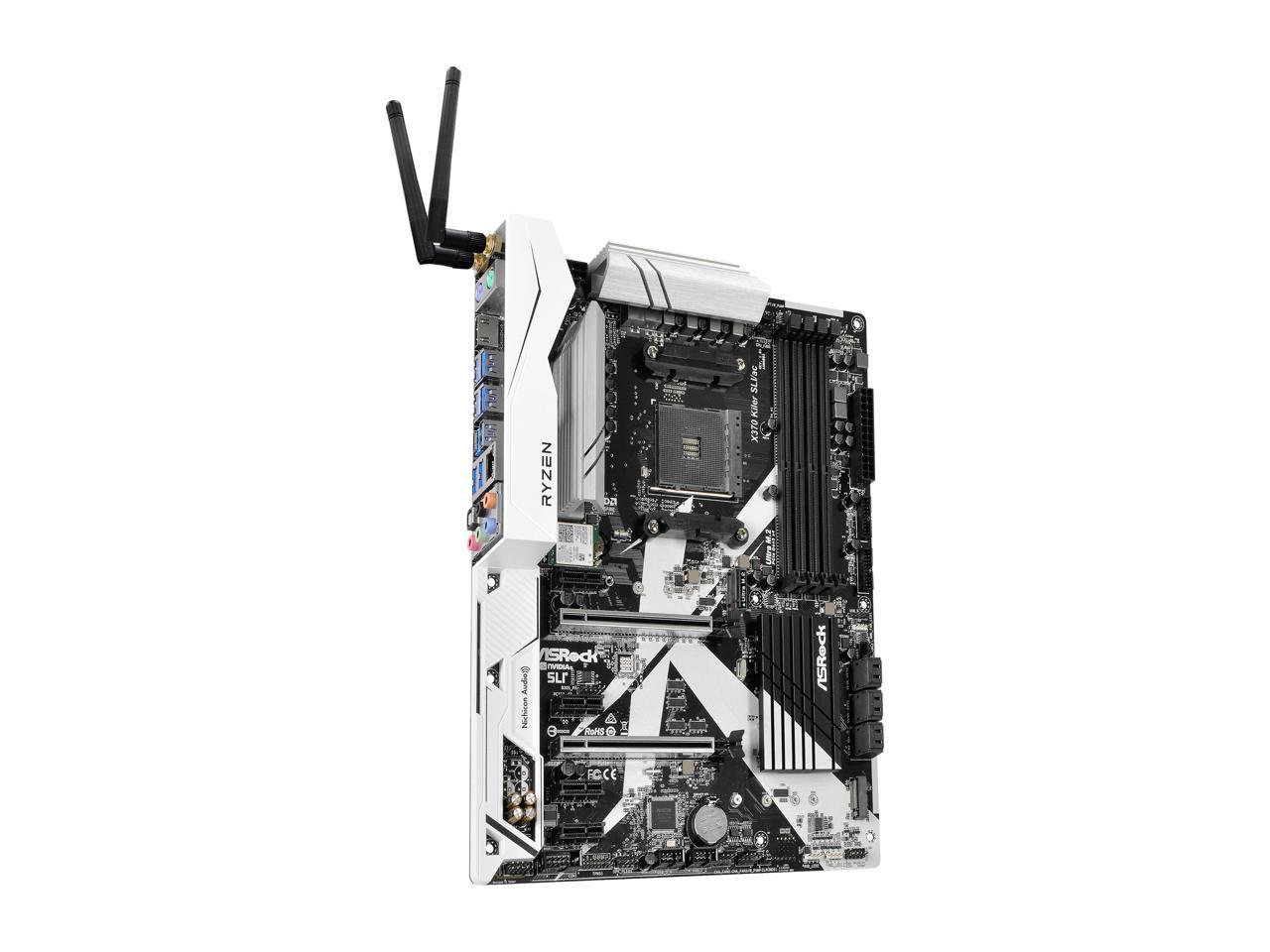 ASRock X370 Killer SLI/ac AM4 AMD Promontory X370 SATA 6Gb/s ATX AMD Motherboard