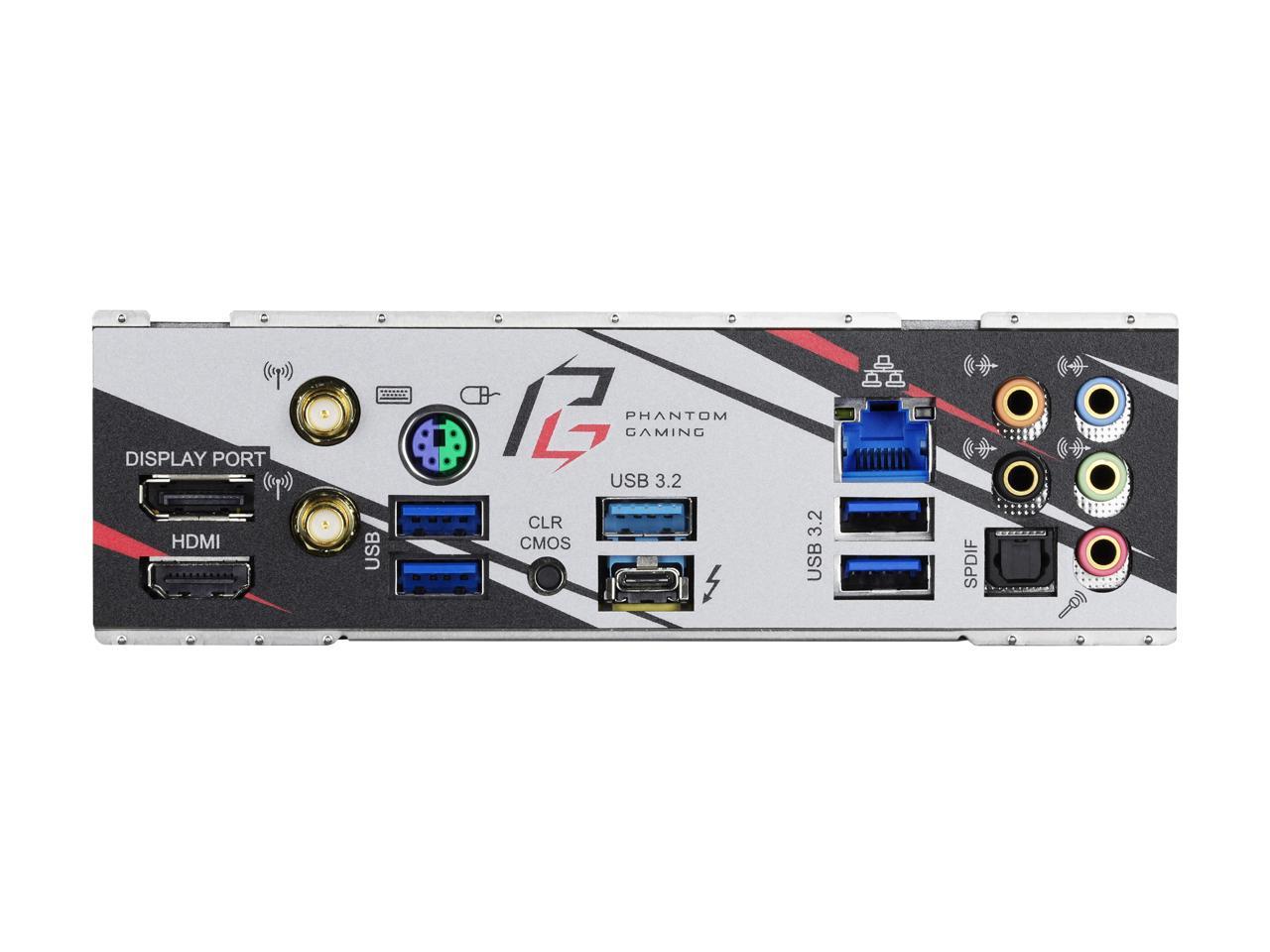 ASRock Z490 Phantom Gaming-ITX/TB3 LGA 1200 Intel Z490 SATA 6Gb/s Mini ITX Intel Motherboard
