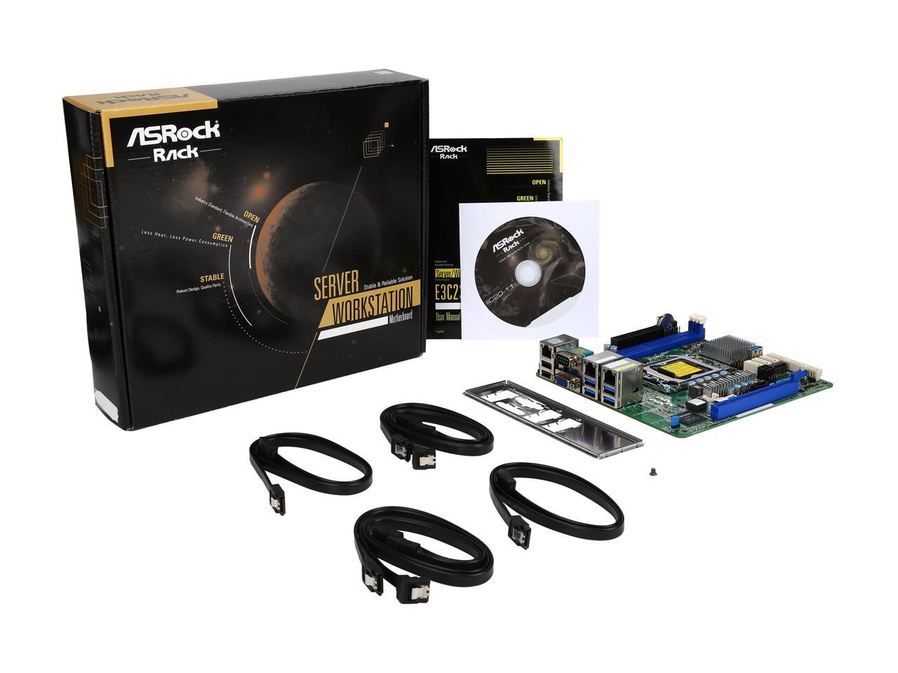ASRock E3C236D2I Mini ITX Server Motherboard LGA 1151 Intel C236