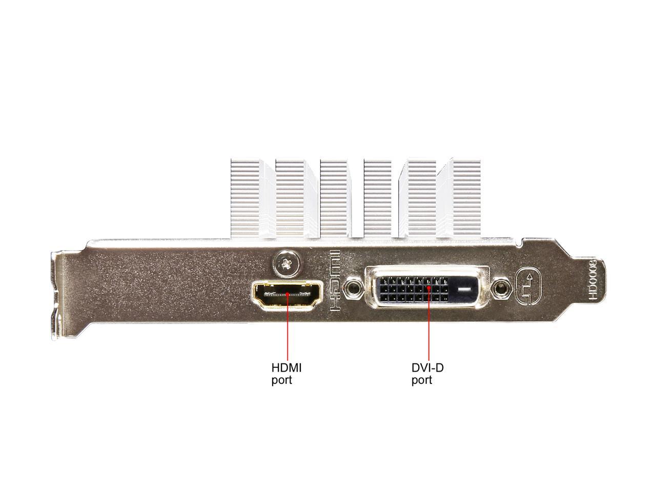 GIGABYTE GeForce GT 1030 Slience Low Profile 2GB, GV-N1030SL-2GL