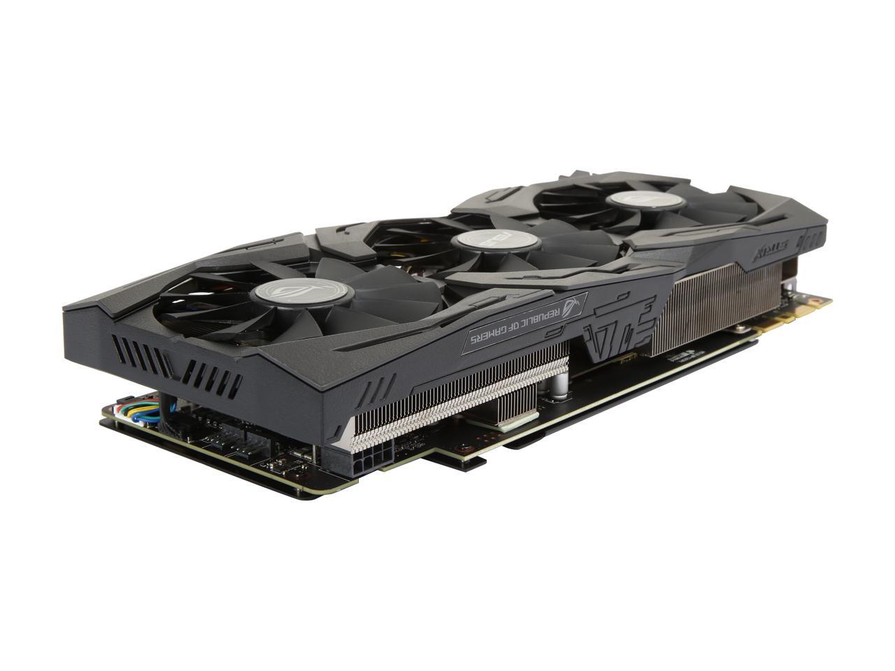 ASUS ROG GeForce GTX 1070 Ti STRIX-GTX1070TI-8G-GAMING 8GB 256-Bit GDDR5 PCI Express 3.0 HDCP Ready Video Card