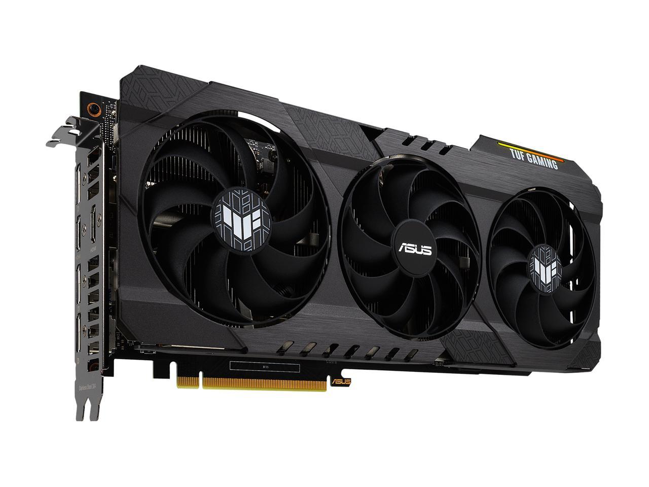 ASUS TUF Gaming GeForce RTX 3060 12GB GDDR6 PCI Express 4.0 x16 Video Card TUF-RTX3060-O12G-V2-GAMING
