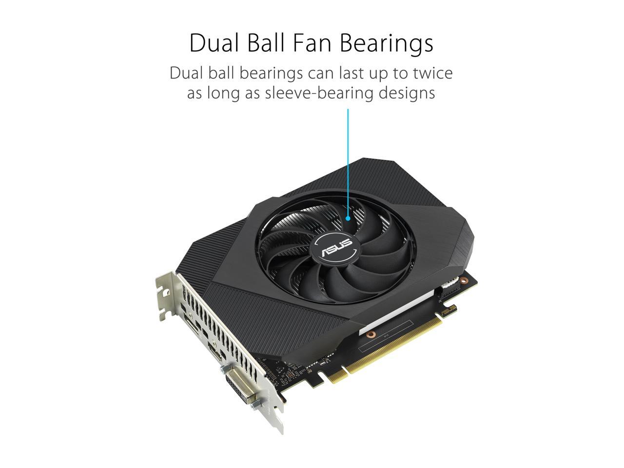 ASUS Phoenix GeForce GTX 1630 4GB GDDR6 PCI Express 3.0 Video Card PH-GTX1630-4G