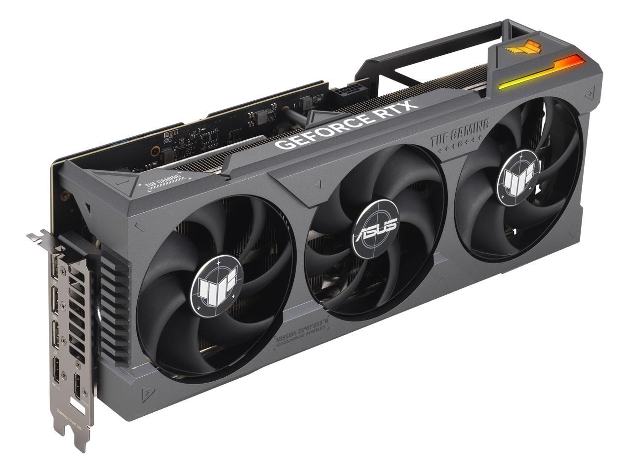 ASUS TUF Gaming GeForce RTX 4090 OC Edition Gaming Graphics Card (PCIe 4.0, 24GB GDDR6X, HDMI 2.1a, DisplayPort 1.4a) TUF-RTX4090-O24G-GAMING