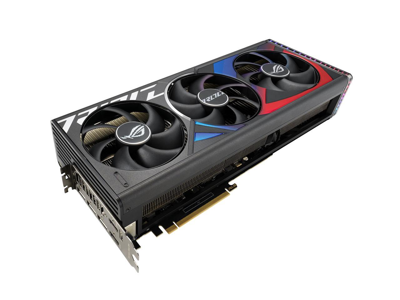 ASUS ROG Strix GeForce RTX 4080 OC Edition Gaming Graphics Card (PCIe 4.0, 16GB GDDR6X, HDMI 2.1a, DisplayPort 1.4a) ROG-STRIX-RTX4080-O16G-GAMING