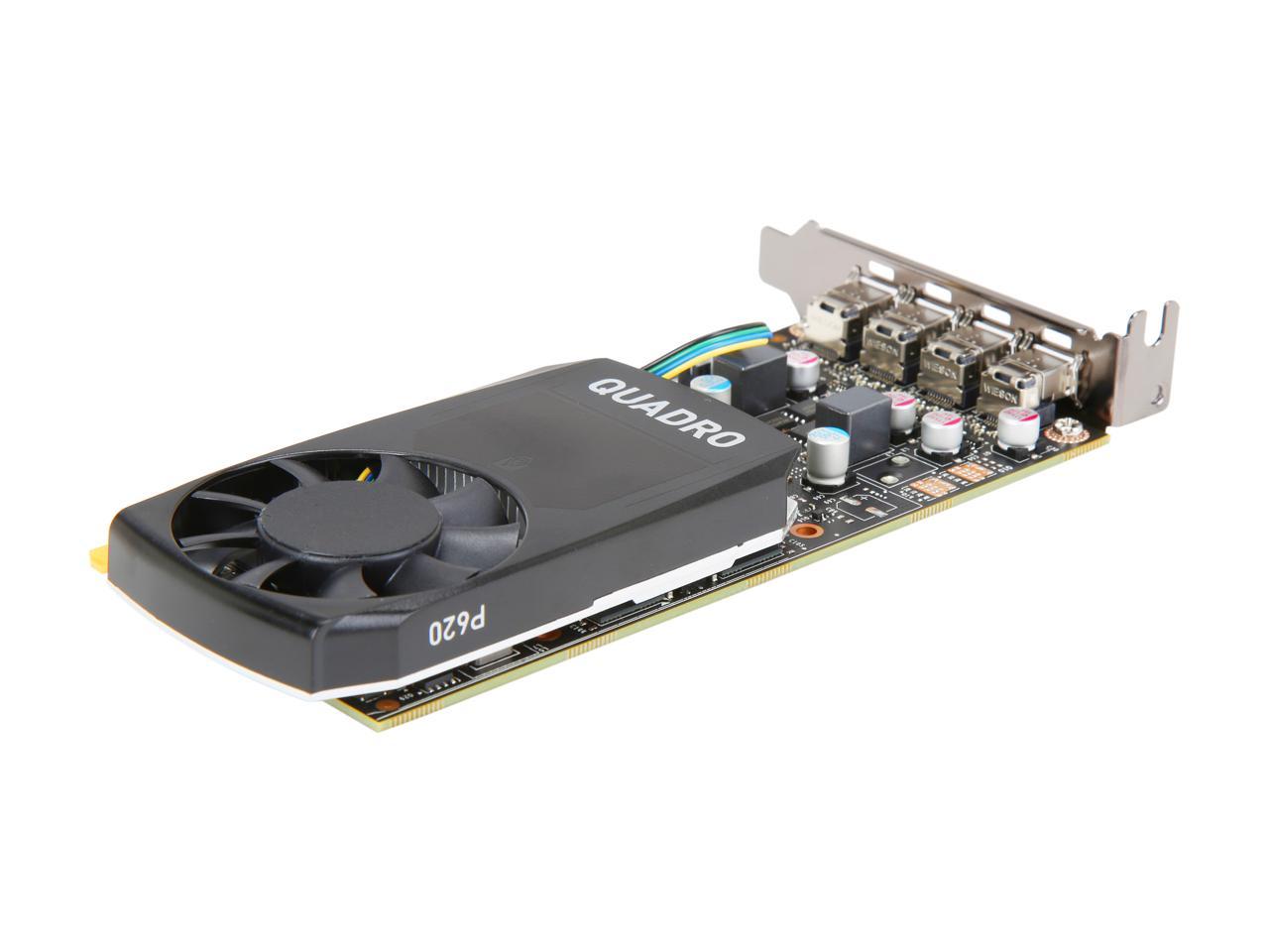 PNY Quadro P620 VGA VCQP620-PB 2GB 128-bit GDDR5 PCI Express 3.0 x16 Video Card