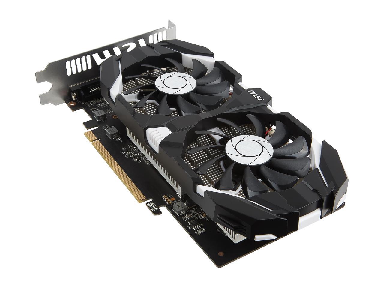 MSI GeForce GTX 1050 DirectX 12 GTX 1050 2GT OC 2GB 128-Bit GDDR5 PCI Express 3.0 x16 HDCP Ready ATX Video Card