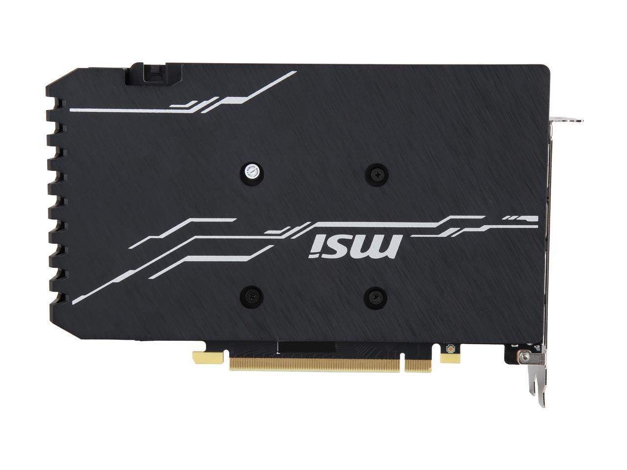 MSI GeForce GTX 1660 DirectX 12 GTX 1660 VENTUS XS 6G OC 6GB 192-Bit GDDR5 PCI Express 3.0 x16 HDCP Ready Video Card