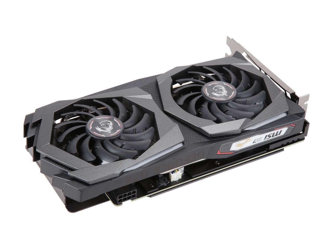 MSI GeForce GTX 1660 DirectX 12 GTX 1660 GAMING X 6G 6GB 192-Bit GDDR5 PCI Express 3.0 x16 HDCP Ready Video Card