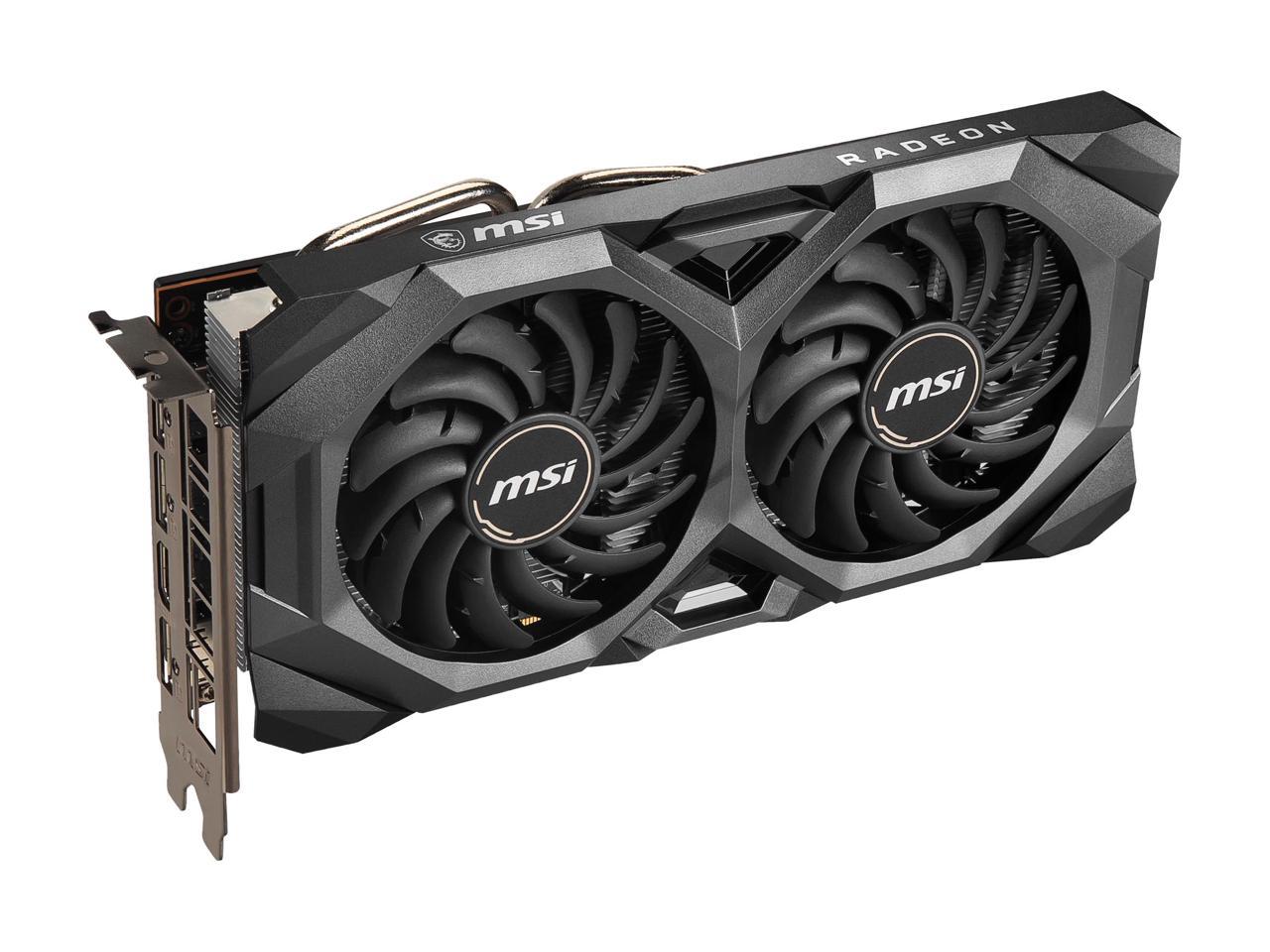 MSI Radeon RX 5700 XT DirectX 12 RX 5700 XT MECH OC 8GB 256-Bit GDDR6 PCI Express 4.0 HDCP Ready Video Card