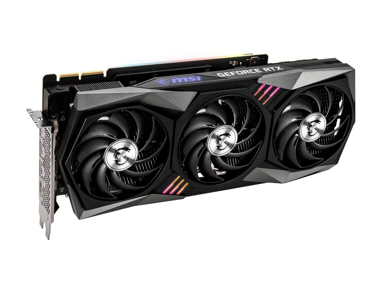 MSI GeForce RTX 3090 DirectX 12 RTX 3090 GAMING X TRIO 24G 24GB 384-Bit GDDR6X PCI Express 4.0 HDCP Ready SLI Support Video Card