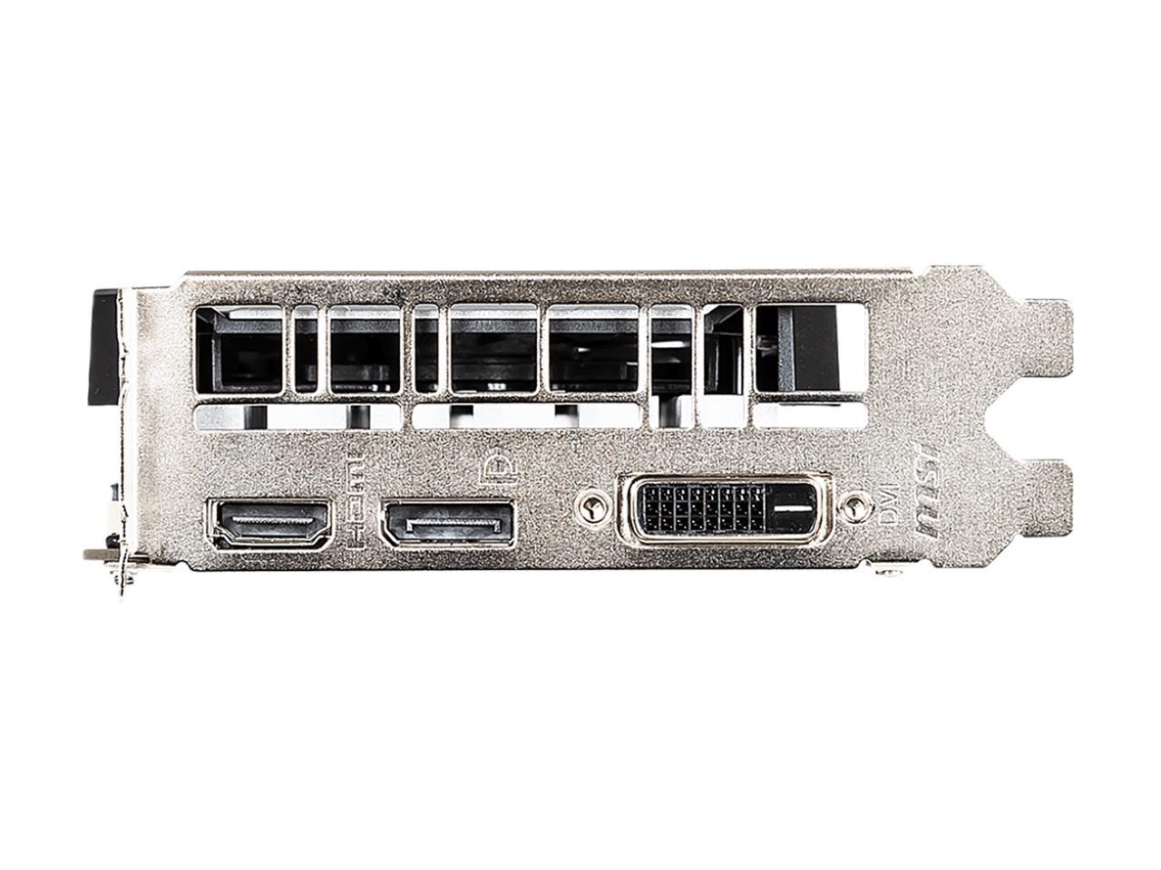 MSI GeForce GTX 1650 DirectX 12 GTX 1650 D6 Ventus XS OC 4GB 128-Bit GDDR6 PCI Express 3.0 x16 HDCP Ready Video Card