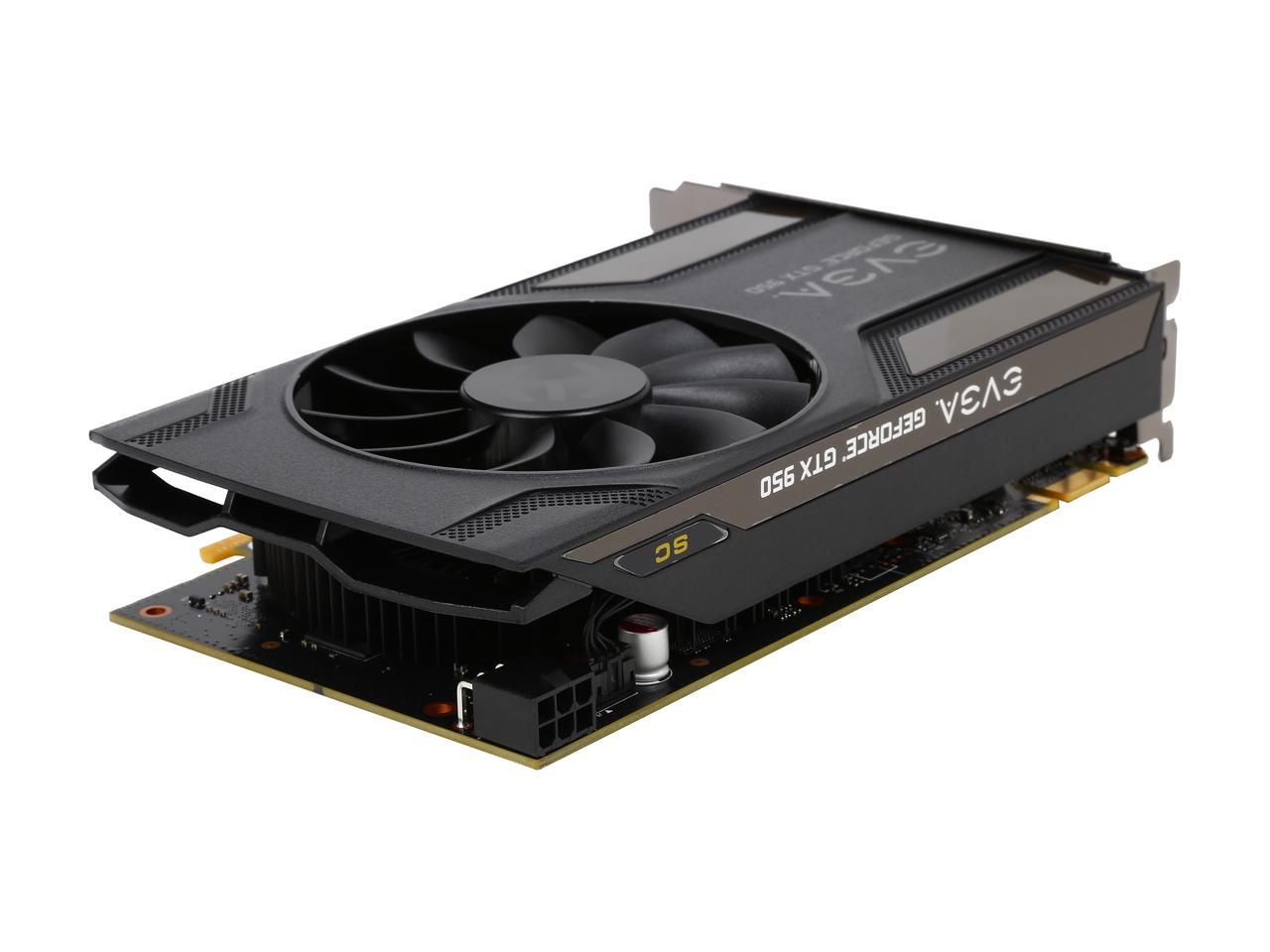 EVGA GeForce GTX 950 02G-P4-2951-KR 2GB GAMING, Silent Cooling Gaming Graphics Card