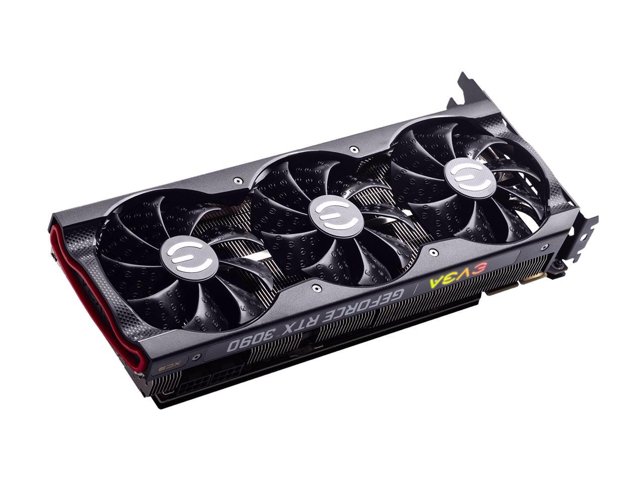 EVGA GeForce RTX 3090 XC3 GAMING Video Card, 24G-P5-3973-KR, 24GB GDDR6X, iCX3 Cooling, ARGB LED, Metal Backplate