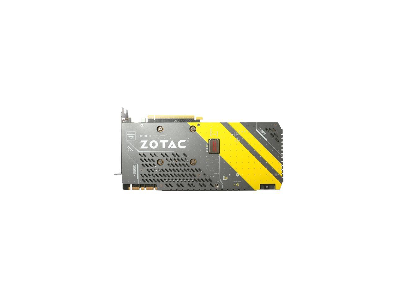 ZOTAC GeForce GTX 1070 AMP! Edition, ZT-P10700C-10P, 8GB GDDR5 IceStorm Cooling, Metal Wraparound Carbon ExoArmor exterior, Ultra-wide 100mm Fans, Spectra Lighting, PowerBoost, FREEZE fan stop