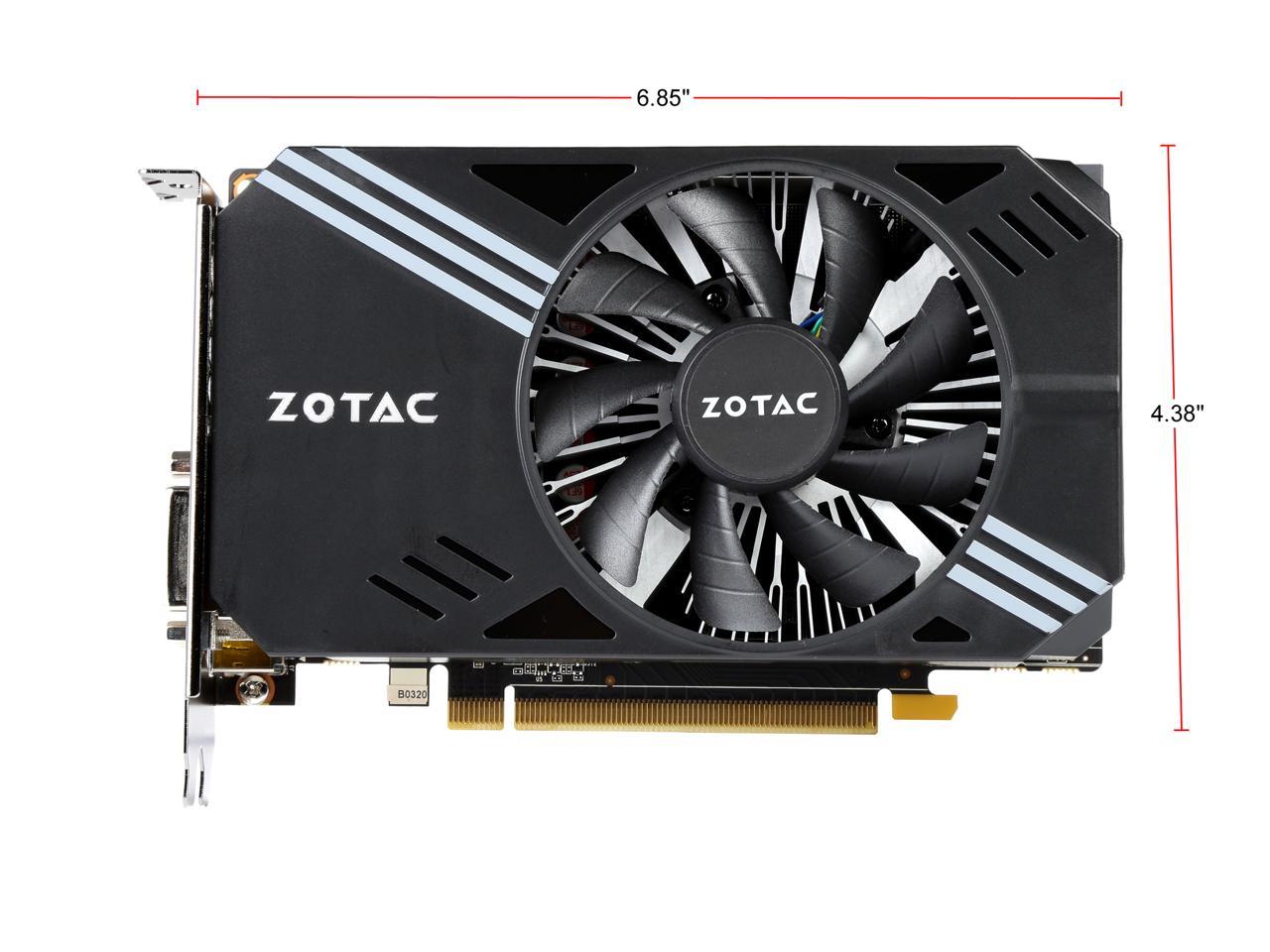 ZOTAC GeForce GTX 1060 Mini, ZT-P10610A-10L, 3GB GDDR5 Super Compact