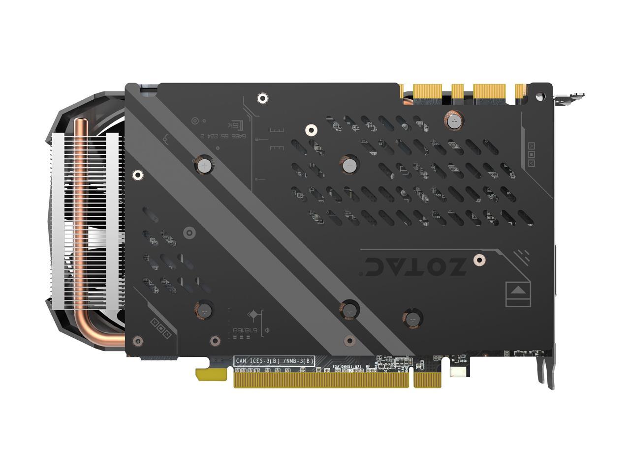 ZOTAC GeForce GTX 1070 Ti DirectX 12 ZT-P10710G-10P 8GB 256-Bit GDDR5 PCI Express 3.0 Video Card - Mini