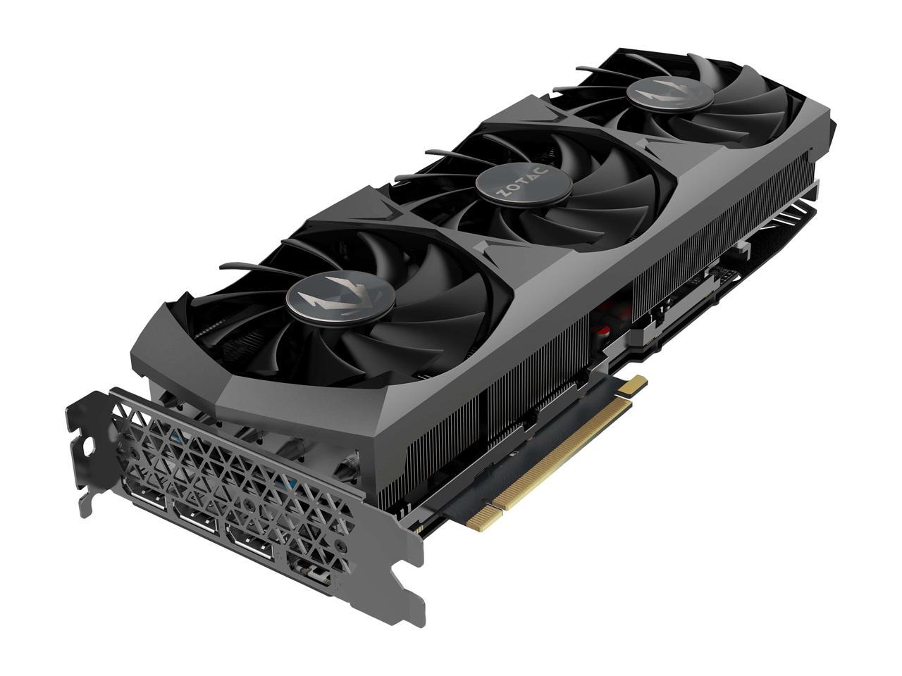 ZOTAC GAMING GeForce RTX 3090 Trinity 24GB GDDR6X 384-bit 19.5 Gbps PCIE 4.0 Gaming Graphics Card, IceStorm 2.0 Advanced Cooling, SPECTRA 2.0 RGB Lighting, ZT-A30900D-10P