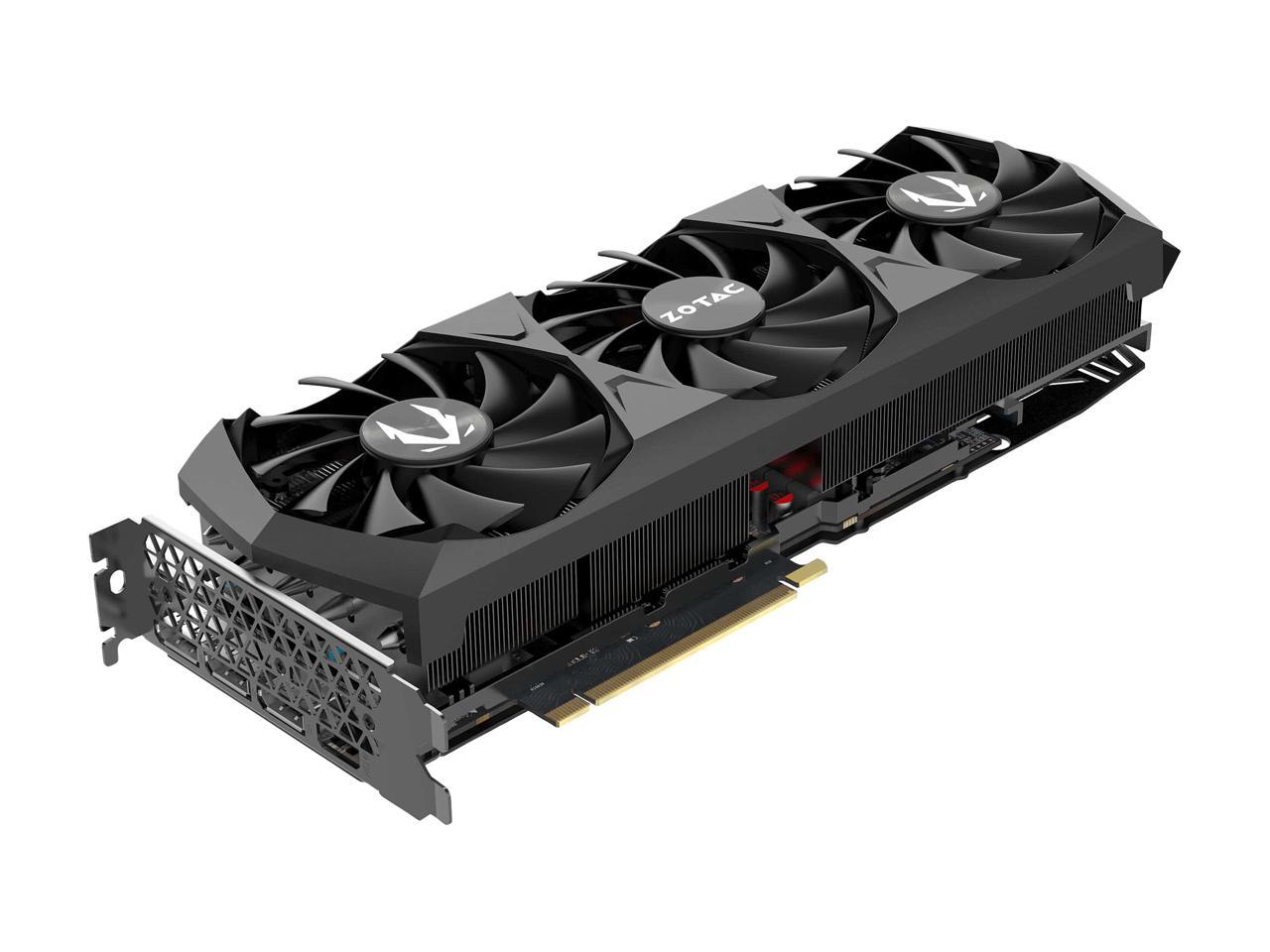 ZOTAC GAMING GeForce RTX 3080 Trinity OC 10GB GDDR6X 320-bit 19 Gbps PCIE 4.0 Gaming Graphics Card, IceStorm 2.0 Advanced Cooling, SPECTRA 2.0 RGB Lighting, ZT-A30800J-10P