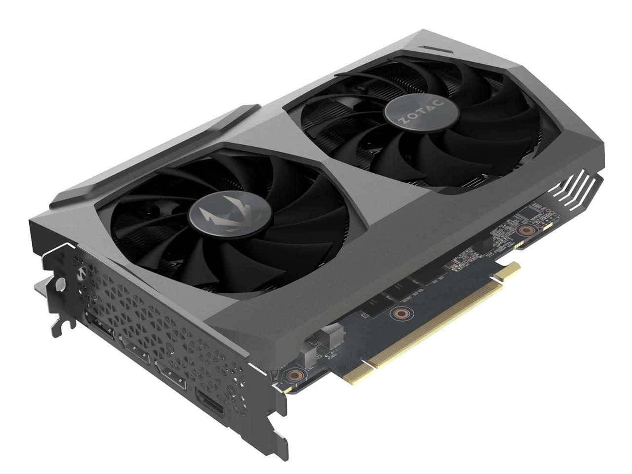 ZOTAC GAMING GeForce RTX 3070 Twin Edge OC 8GB GDDR6 256-bit 14 Gbps PCIE 4.0 Gaming Graphics Card, IceStorm 2.0 Advanced Cooling, White LED Logo Lighting, ZT-A30700H-10P