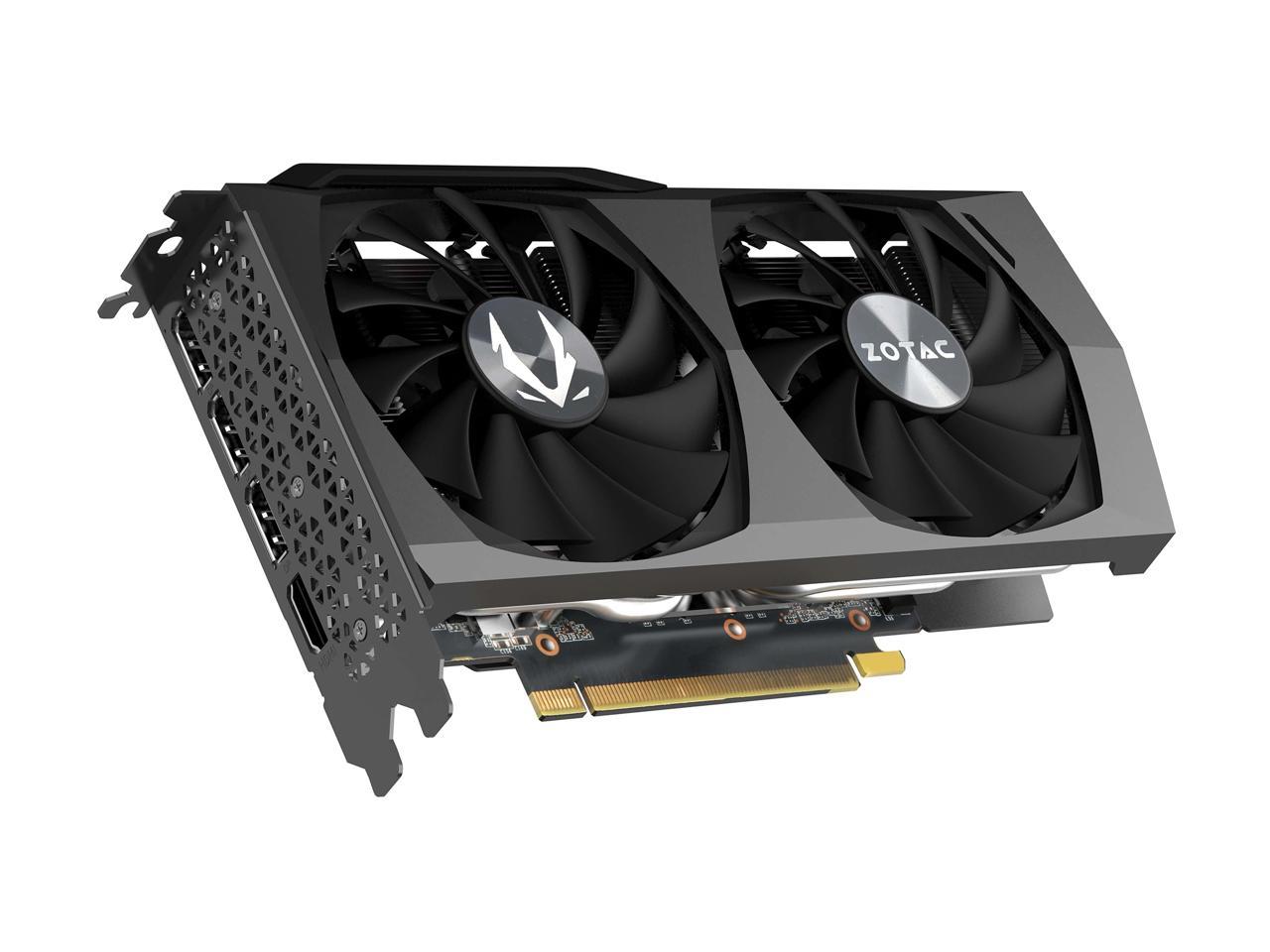 ZOTAC GAMING GeForce RTX 3060 Twin Edge OC 12GB GDDR6 192-bit 15 Gbps PCIE 4.0 Gaming Graphics Card, IceStorm 2.0 Cooling, Active Fan Control, FREEZE Fan Stop ZT-A30600H-10M