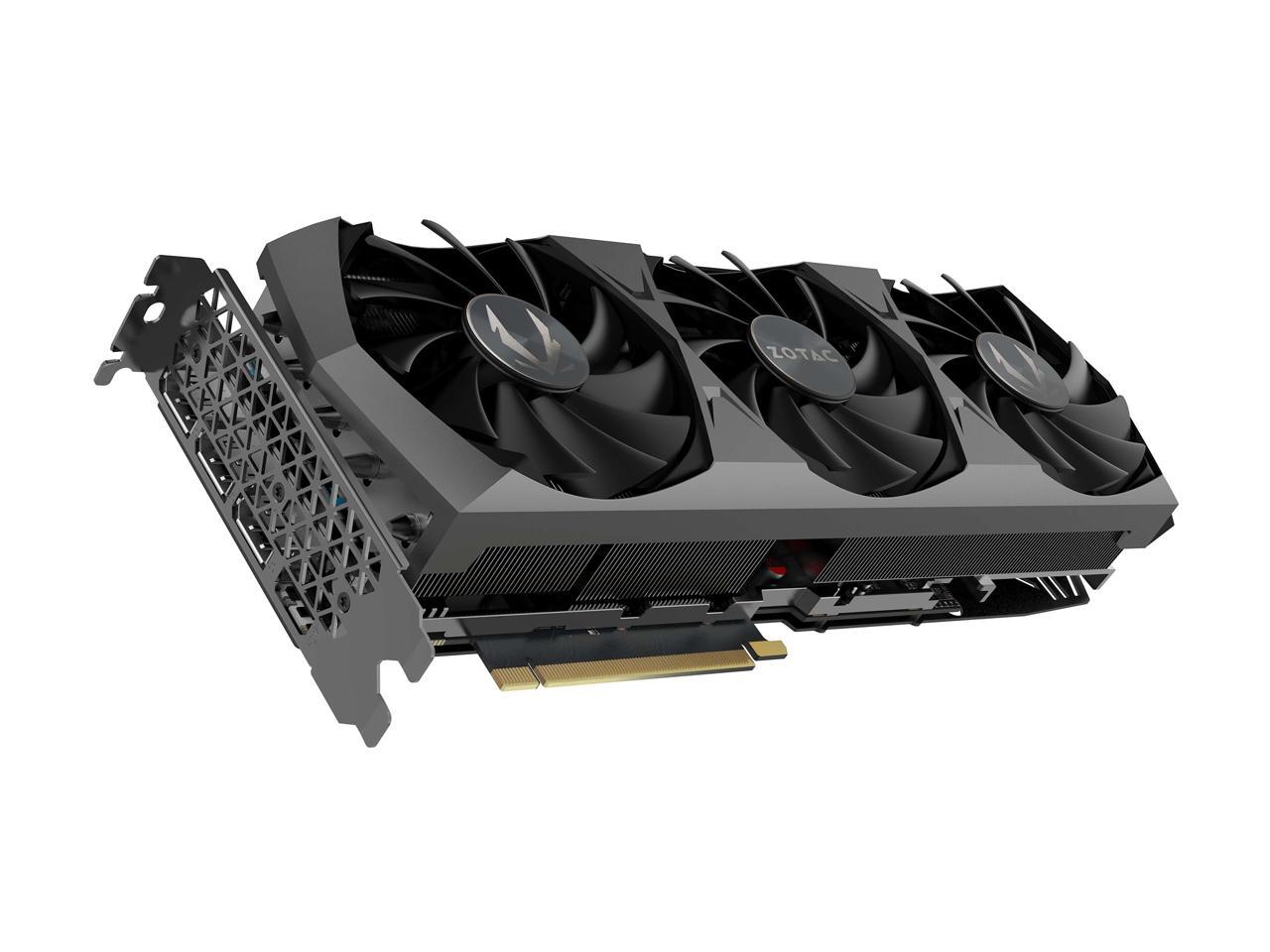 ZOTAC GAMING GeForce RTX 3090 Trinity OC 24GB GDDR6X 384-bit 19.5 Gbps PCIE 4.0 Gaming Graphics Card, IceStorm 2.0 Advanced Cooling, SPECTRA 2.0 RGB Lighting, ZT-A30900J-10P