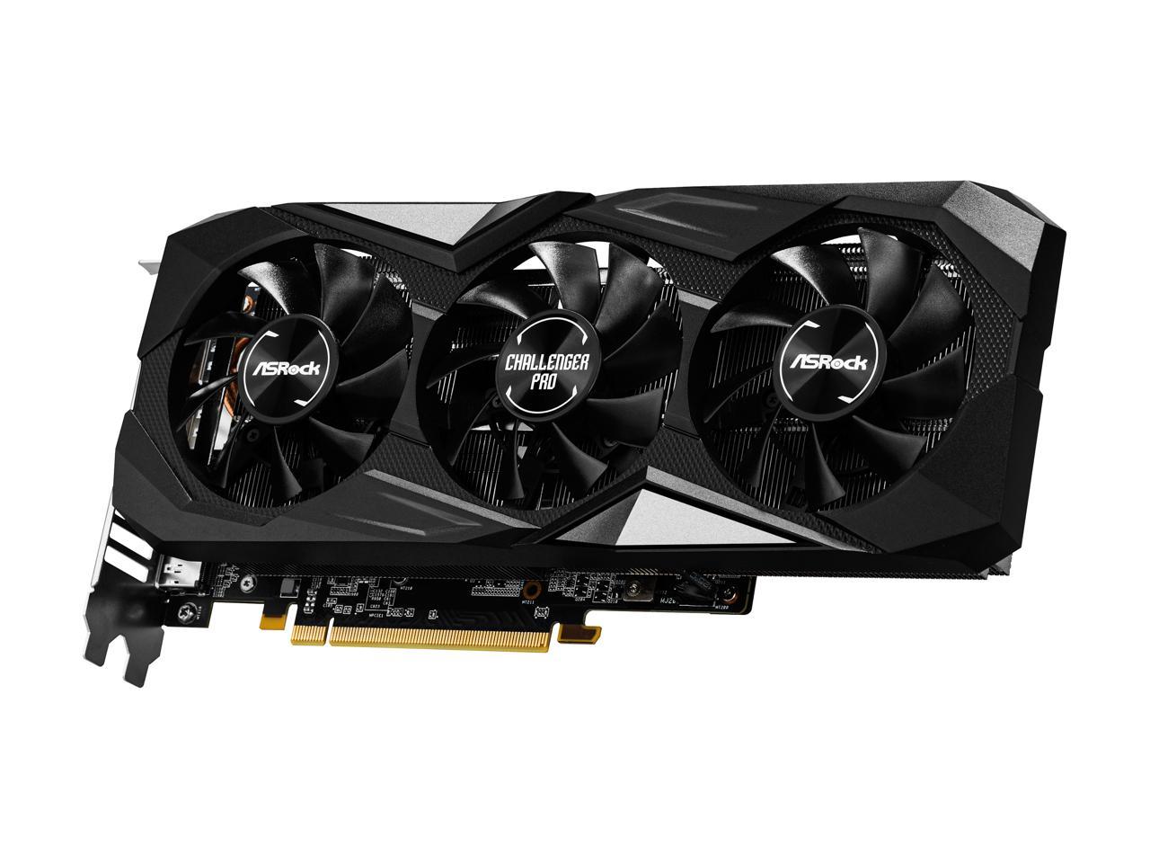 ASRock Challenger Pro Radeon RX 5600 XT DirectX 12 RX5600XT CLP 6GO 6GB 192-Bit GDDR6 PCI Express 4.0 x16 HDCP Ready Video Card