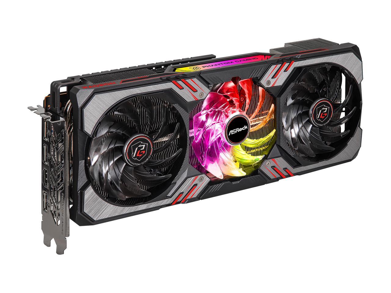 ASRock Radeon RX 6700 XT Phantom Gaming D Graphic Card, 12GB GDDR6 VRAM, AMD RDNA2 (RX6700XT PGD 12GO)