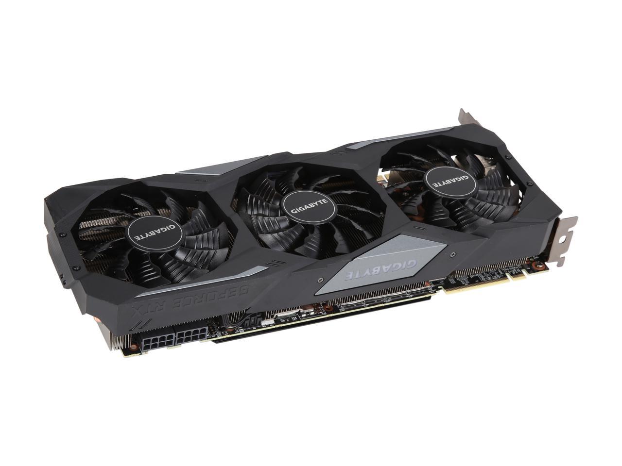 GIGABYTE GeForce RTX 2080 Ti DirectX 12 GV-N208TGAMING OC-11GC 11GB 352-Bit GDDR6 PCI Express 3.0 x16 SLI Support ATX Video Card
