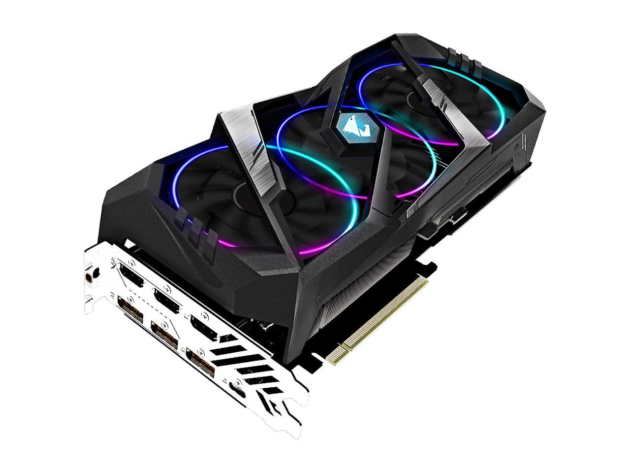GIGABYTE AORUS GeForce RTX 2070 Super 8G Graphics Card, WINDFORCE Stack, 8GB 256-Bit GDDR6, GV-N207SAORUS-8GC Video Card