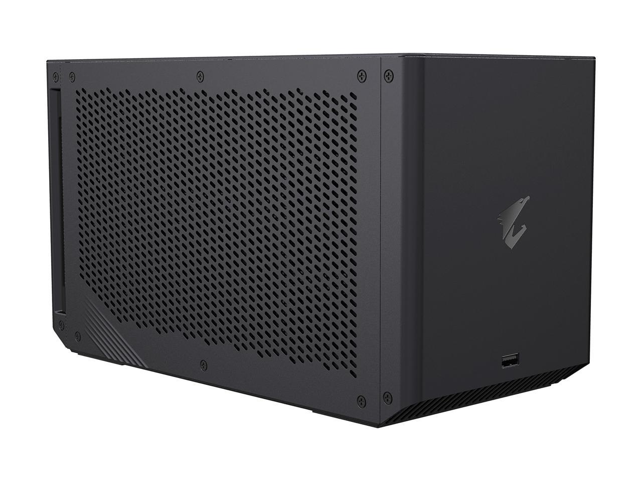 GIGABYTE AORUS RTX 3090 GAMING BOX eGPU, WATERFORCE All-in-One Cooling System, Thunderbolt 3, GV-N3090IXEB-24GD External Graphics Card