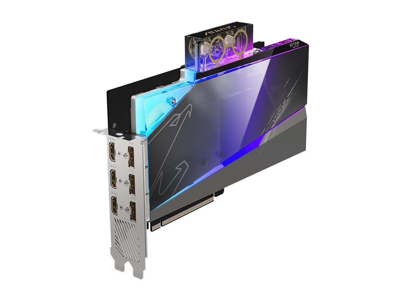 GIGABYTE AORUS GeForce RTX 3080 Ti 12GB GDDR6X PCI Express 4.0 x16 ATX Video Card GV-N308TAORUSX WB-12GD