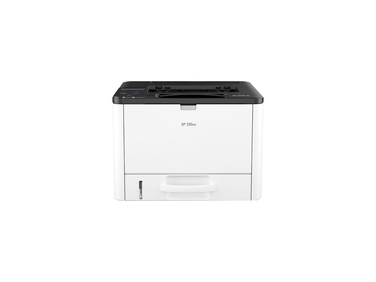 Ricoh SP 330DN Laser Printer - Monochrome - 1200 x 1200 dpi Print - Plain Paper Print - Desktop - 34 ppm Mono Print - B5, A4, A6, Legal, Letter - 300 sheets Standard Input Capacity - 35000 Duty Cycle5