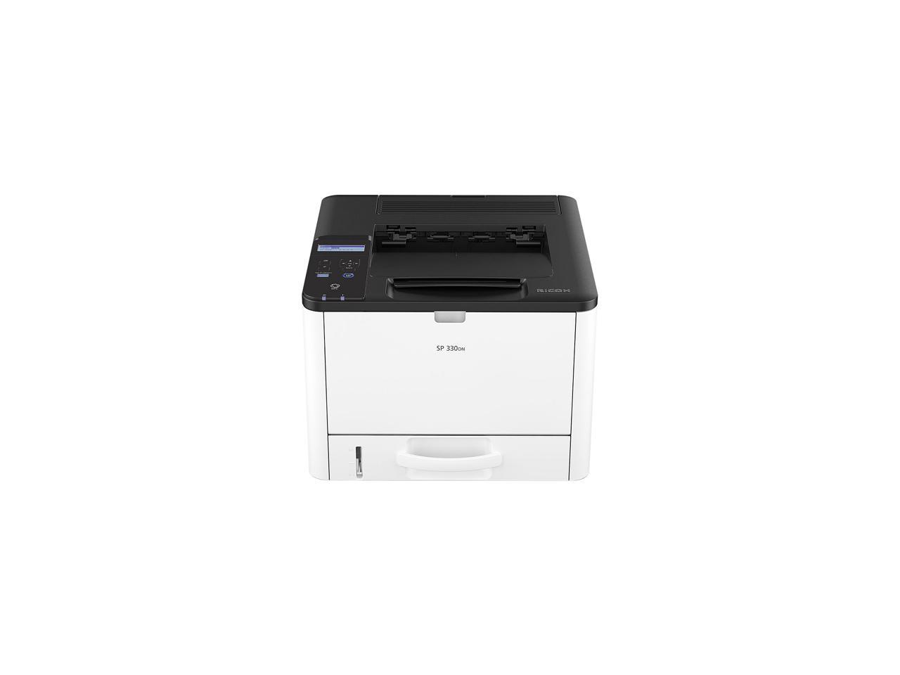 Ricoh SP 330DN Laser Printer - Monochrome - 1200 x 1200 dpi Print - Plain Paper Print - Desktop - 34 ppm Mono Print - B5, A4, A6, Legal, Letter - 300 sheets Standard Input Capacity - 35000 Duty Cycle5