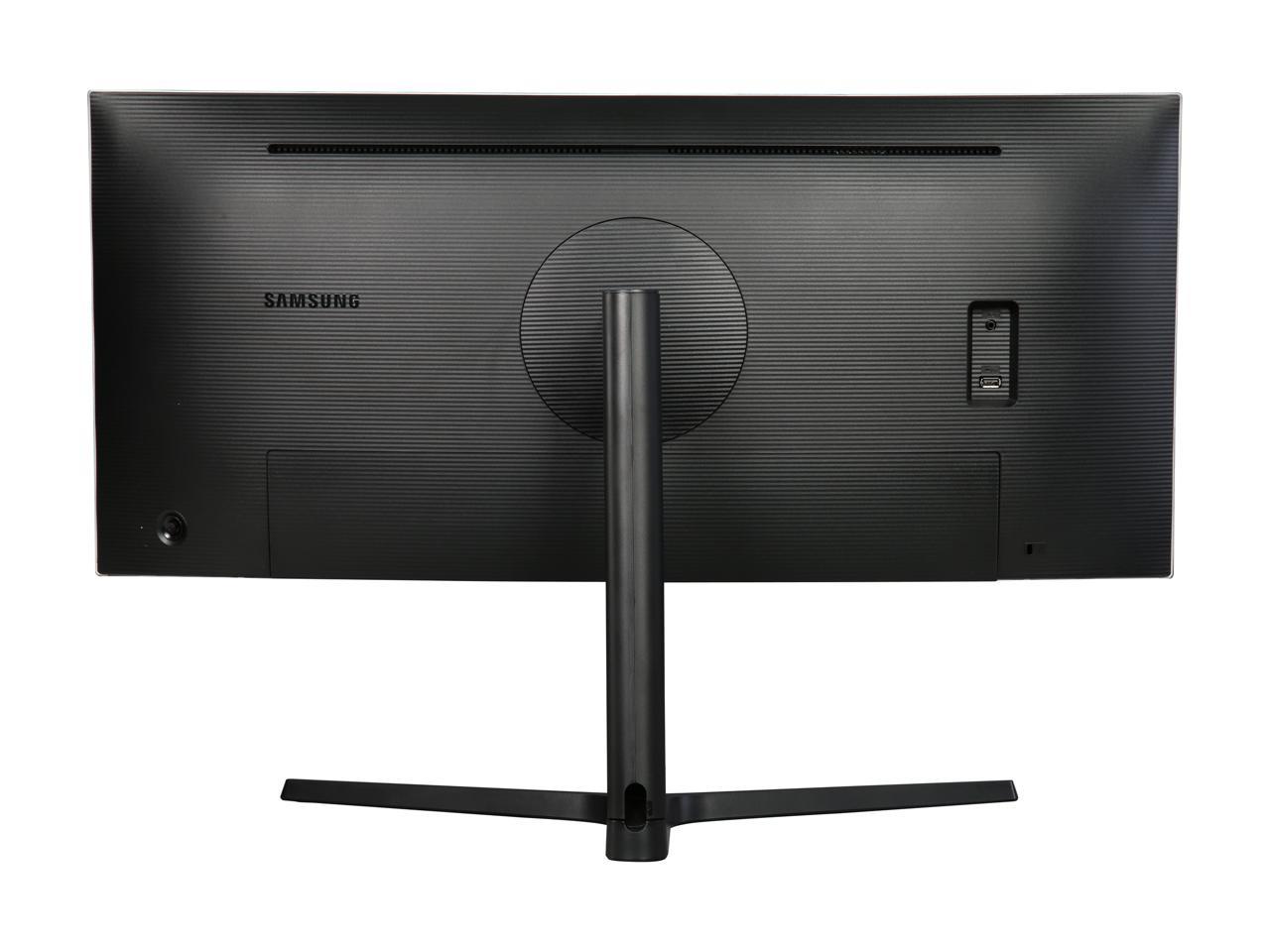 Samsung 890 Series C34H890WJN Black 34" Curved 3440x1440 WQHD sRGB 4ms 100Hz AMD Freesync Monitor, 300cd/m2, HDMI/DP/USB-C/USB Hub, fully adj stand, VESA Compatible