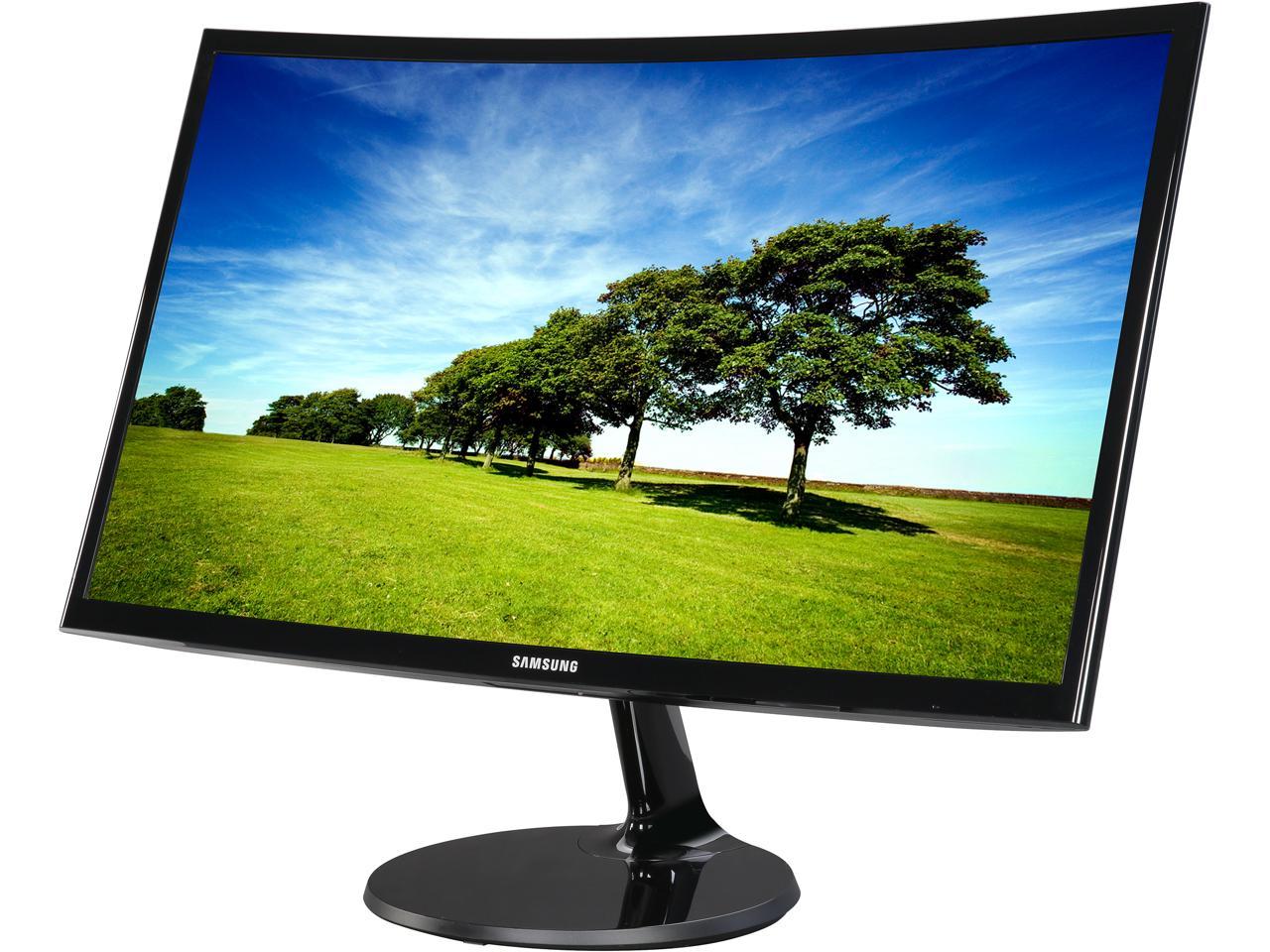 SAMSUNG C24F396 24" (23.5" Viewable) Full HD 1920 x 1080 4ms (GTG) VGA, HDMI AMD FreeSync Flicker Free Low Blue Light LED Backlit Curved Gaming Monitor