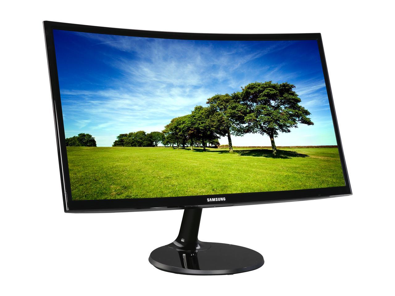 SAMSUNG C24F396 24" (23.5" Viewable) Full HD 1920 x 1080 4ms (GTG) VGA, HDMI AMD FreeSync Flicker Free Low Blue Light LED Backlit Curved Gaming Monitor