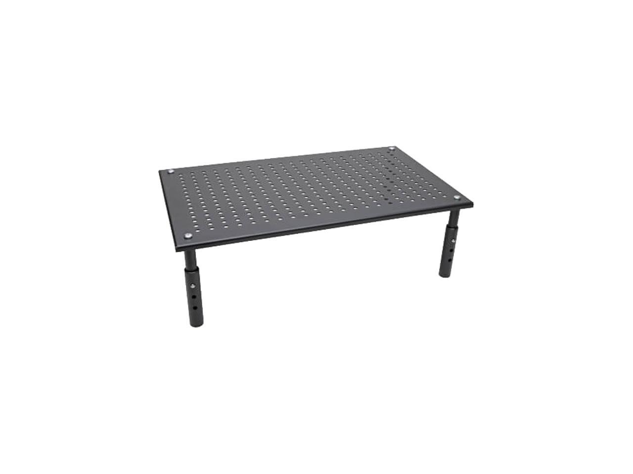 Tripp Lite Monitor Riser Stand Desktop Metal Height Adjustable Black 18X11in