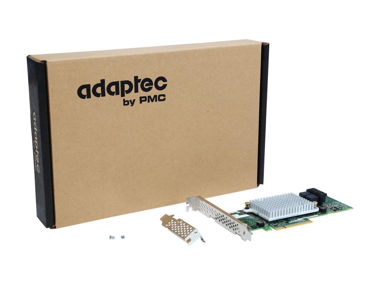 Adaptec 1000 2288300-R (1000-8i ) 8-Lane PCIe Gen3 Low-Profile, MD2 SATA / SAS 12 Gb/s PCIe Gen3 Host Bus Adapter