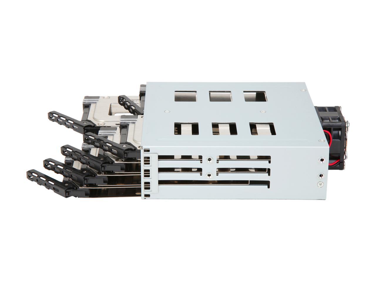 Athena Power BP-15827SAC an 1 x 5.25" External Drive Bay to 8 x 2.5" SSD / HDD Hot-Swap SAS / SATA Backplane Module - Transfer Rate Up to 6 Gbps SAS (I, II) / SATA (I, II, III) - Drive Thickness Up to 7mm - OEM