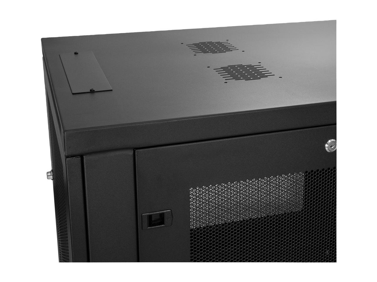StarTech RK1233BKM StarTech.com Server Rack Cabinet - 12U - 31 in Deep Enclosure - Network Cabinet - Rack Enclosure Server Cabinet - Data Cabinet