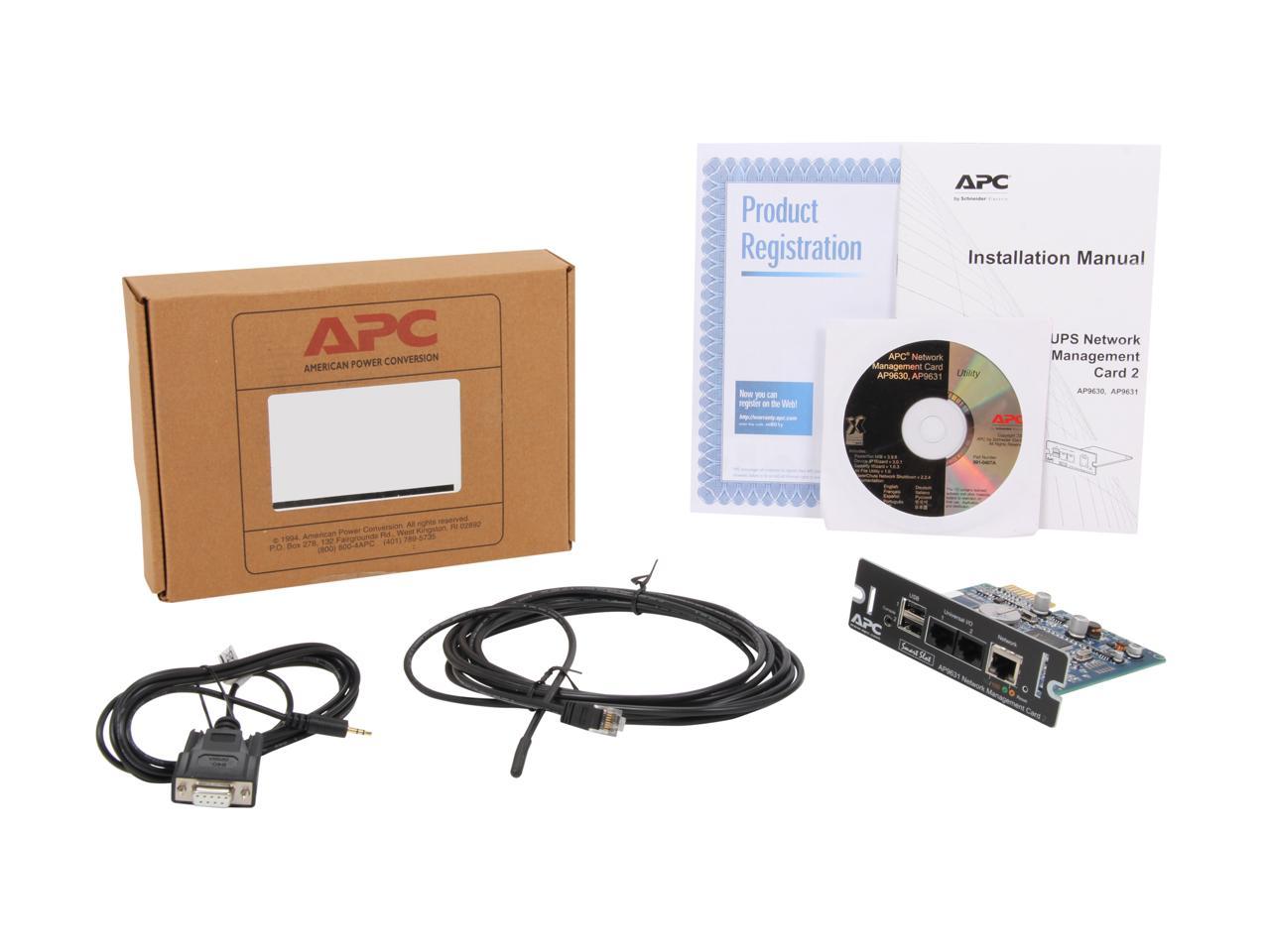 APC AP9631 UPS Network Management Card 2 with Environmental Monitoring
