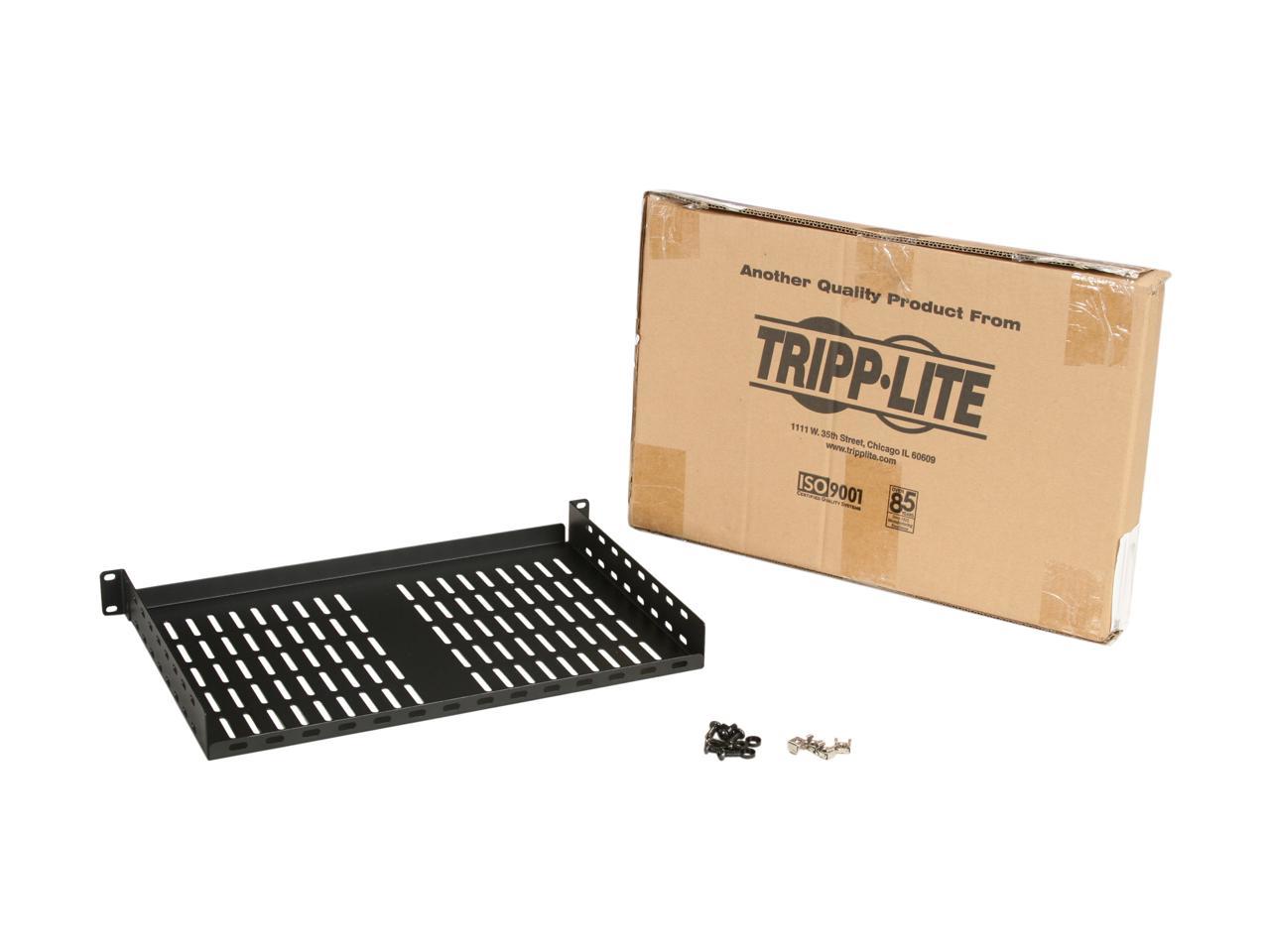 TRIPP LITE SRSHELF2P1U 1U Cantilever Fixed Shelf (40 lb / 18 kg capacity; 12-in. / 305 mm depth.)